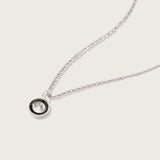 mini silver simplicity necklace
