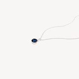 astral sky light necklace in stainless steel