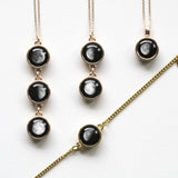 mini usambara necklace in rose gold