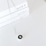 mini silver simplicity necklace