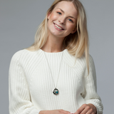 lovers in the locket necklace in stainless steel