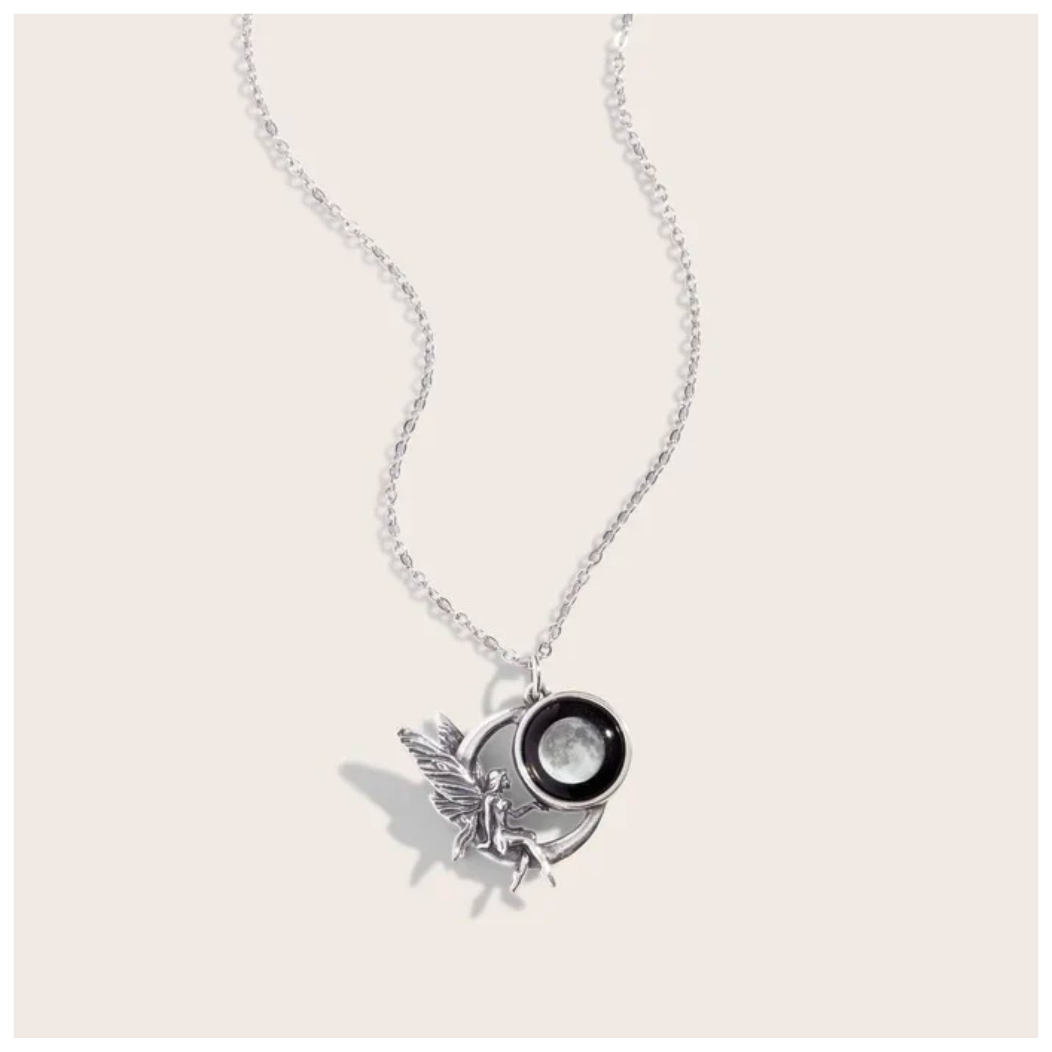 Fairy on the Moon Necklace