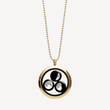 family locket necklace in gold