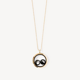 lovers in the locket necklace in gold