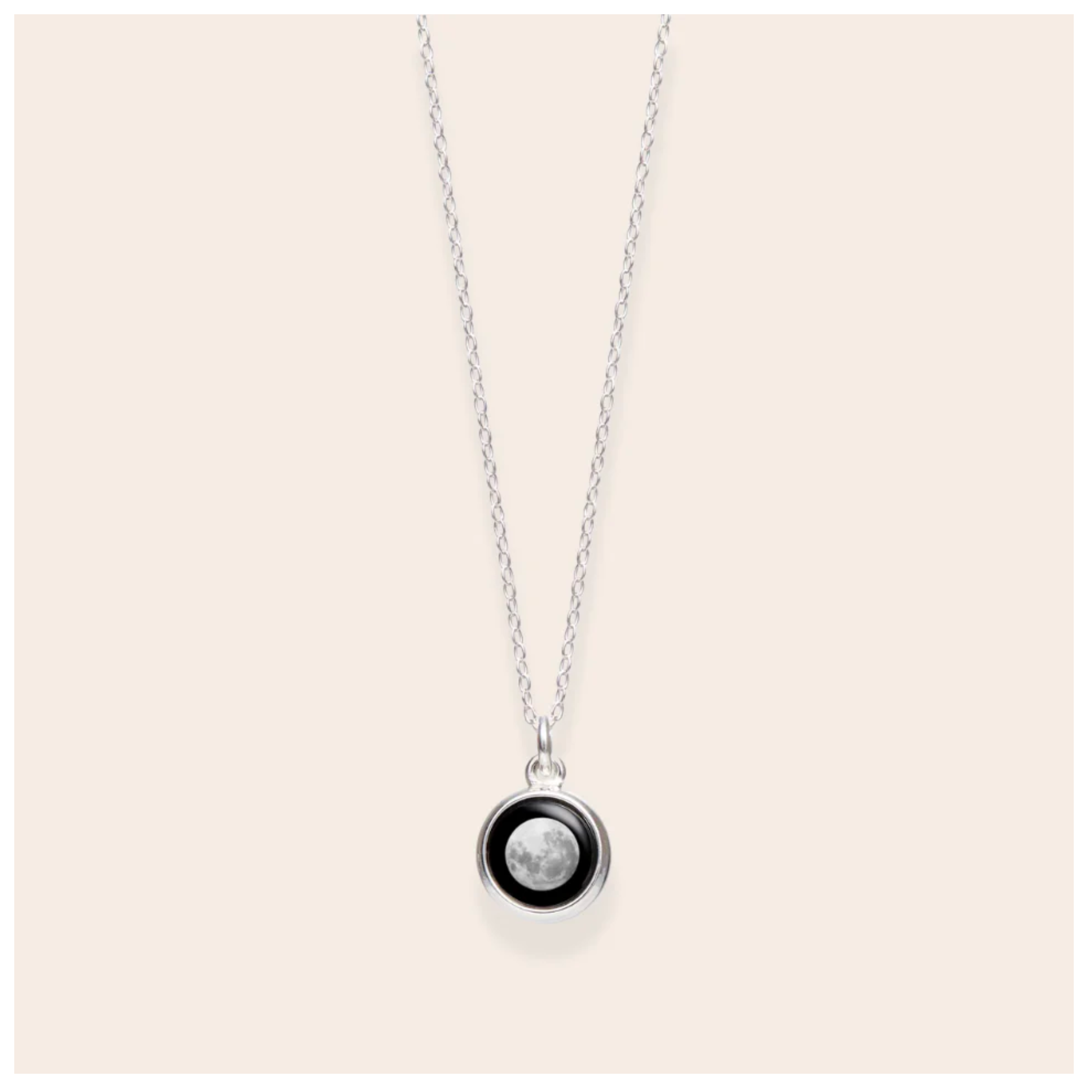 Mini Silver Simplicity Necklace – Moonglow Australia