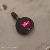 carina twist bracelet in black matte