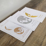 lunar reveal print - 4 moons