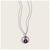 Pink Moon Stella Necklace in Stainless Steel