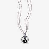 the stella necklace in stainless steel