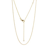 yellow gold adjustable 16-20 inch chain