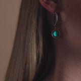 the carina hoops in gold