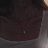 mini rose gold simplicity necklace