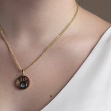 the stella necklace in gold