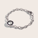 silver link bracelet
