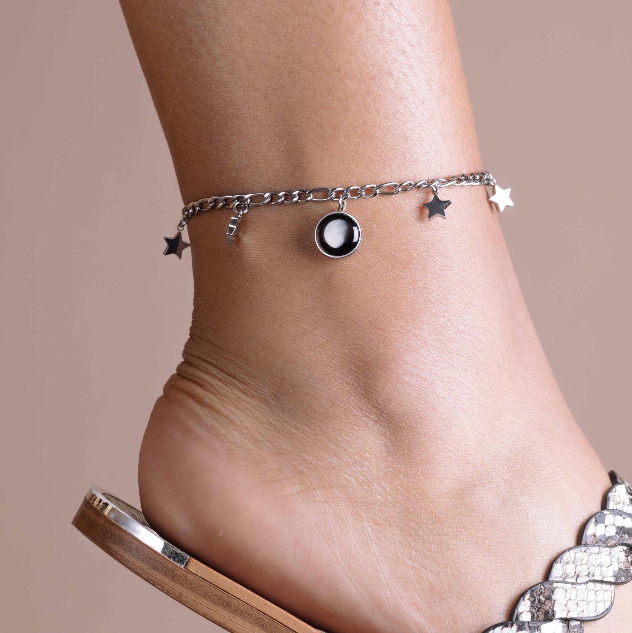 Aphrodite Anklet In Stainless Steel