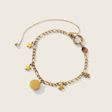 aphrodite anklet in gold