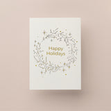 moon message card - happy holidays