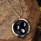 family locket necklace in rose gold