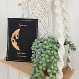 lunar reveal print - 1 moon - small