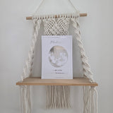 lunar reveal print - 1 moon - small