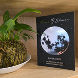 lunar reveal print - 1 moon