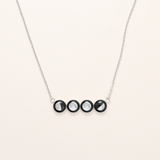 four moon lunar horizon in stainless steel