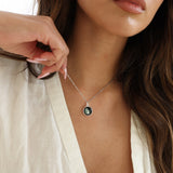 luna necklace in stainless steel