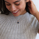 astral mini rose gold simplicity necklace