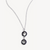 Lunar Twin Charm Necklace