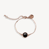 mini satellite bracelet in rose gold