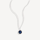 astral sky light necklace in stainless steel