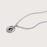 the stella necklace in stainless steel