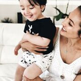 family locket necklace in gold