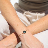 mini satellite bracelet in gold