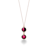 pink moon mini ituri necklace in rose gold