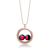 pink moon lovers in the locket in rose gold