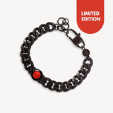 red moon titan bracelet in black matte, full bracelet view