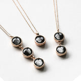 mini usambara necklace in rose gold