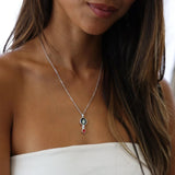 the birthstone satellite necklace