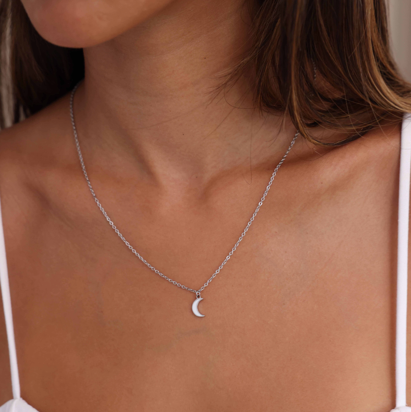 Lumina Luna Crescent Necklace