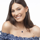 astral sky light necklace in stainless steel