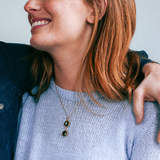 mini ituri necklace in rose gold