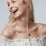 mini rose gold simplicity necklace