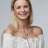 mini rose gold simplicity necklace