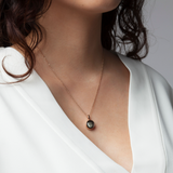 mini rose gold simplicity necklace