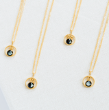 the stella necklace in gold