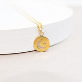 the signature logo necklace + earring set