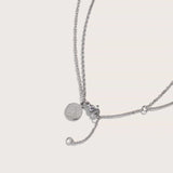 the stella necklace in stainless steel