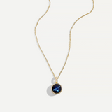 astral sky light necklace in gold