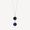 moon and stars mini ituri necklace in silver